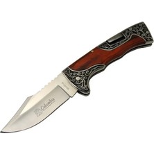 Freedom Storee B3157A Işlemeli Kamp Çakı 22 cm - Gül Ağacı Saplı, Manuel Açılma