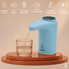 Pizen Flow USB Şarjlı Otomatik Damacana Su Pompası Tds Ölçer 250ML 500ML 1l 2l Ölçü Özellikli