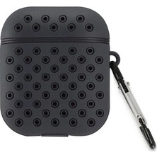 Hace Bazaar Apple Airpods 3 (3.nesil) Spor Delikli Kılıf - Siyah-Siyah