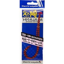 Odea Red Back Single Curly Tai Rubber Nectie Tmn-C&s #006 Red Zebra