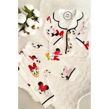 Kız Erkek Unisex Lüx Alt-Üst 2 Parça Örümcek Adam Desenli Canlı Pamuklu Pijama Takımı