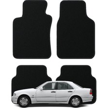 Mercedes C Serisi W202 (1993-2000) Özel Kesim Tam Uyumlu Lüx Oto Halı Paspas Mercedes C180 Paspas , Mercedes C200PASPAS