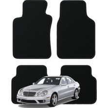 Mercedes E Serisi W211 (2002-2009) Özel Kesim Tam Uyumlu Lüx Oto Halı Paspas Mercedes E200 Paspas , Mercedes E200 Halı Paspas
