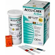 Roche Accu Chek Active 50 Şeker Ölçüm Çubugu 1 Kutu