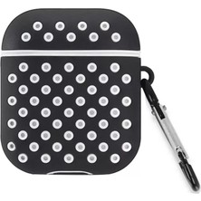 Motto Ticaret Newface Apple Airpods 3 (3.nesil) Spor Delikli Kılıf - Siyah-Beyaz