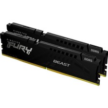 Kingston 32GB 5200MT/S Ddr5 CL36 Dımm (Kit Of 2) Beast Black Expo Turkey