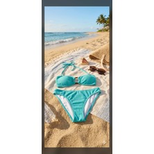 Mojo My Life Su Yeşili Straplez Bikini Takımı