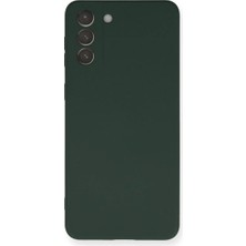 SHC4200 Galaxy S21 Kılıf Nano Içi Kadife - Koyu Yeşil