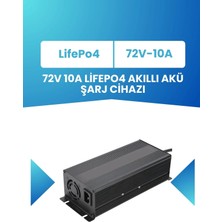 Electroll 72V Lifepo₄ Batarya Için 87.6V 10A Uzun Ömürlü Akıllı Şarj Aleti