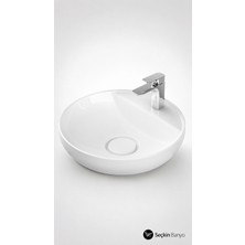 Lapino Vısıon Class  Tezgah Üstü Lavabo 42 cm Beyaz (ESV-16342)