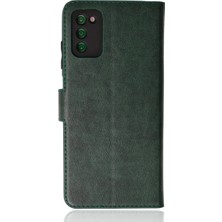 SHC4200 Galaxy A03S Kılıf S Kapaklı Kılıf - Yeşil
