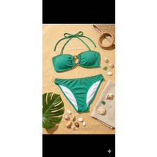 Mojo My Life Yeşil Straplez Bikini Takımı