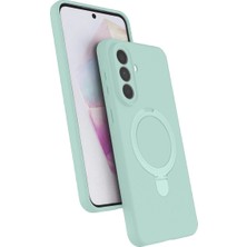 Mudanis Samsung Galaxy A57 5g Regal Magsafe Standlı Kapak - Su Yeşili