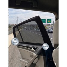 Markaflex 2 Adet Araba Yan Cam Güneşlik Perde Araç Arka  Yan Cam Perdesi