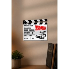 Gişe Arts Klaket Tablo / Duvar Dekoru - Back To The Future (Geleceğe Dönüş) Versiyon 2