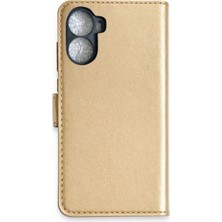 Mudanis Huawei Nova 10 Se Trend S Plus Kapaklı Kılıf - Gold