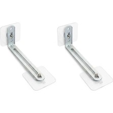 ePhase 2 Set Büyük Boy Deprem Güvenliği Kendinden Yapışkanlı Ayarlanabilir 6X14CM Mobilya Eşya Dolap Sabitleme Aparatı