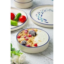 Terra Organik 14 Parça 6 Kişilik Özel Tasarım Hand Made Stackable Kahvaltı Takımı