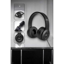 Hace Bazaar Kulak Üstü Tf Kart ve Aux Destekli Ergonomik Bluetooth Kulaklık