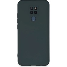 Mudanis General Mobile Gm 20 Kılıf Nano Içi Kadife Silikon - Koyu Yeşil