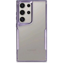 Mudanis Samsung Galaxy S25 Ultra Kılıf Boyi Silikon Kapak - Derin Mor