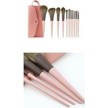 Terra Organik Pastel Pembe Şık Çantalı Fırça Seti Nişan Çeyiz Bohça