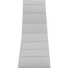 Terra Organik Lamine Termal Etiket 60MM x 30MM Ruloda 1500 Adet 40MM Çapında Direk Termal Transfer Etiketi