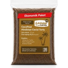 Arkhelais Orkide Toprağı - Çiçek Toprağı - Bitki Toprağı - Hindistan Cevizi Torfu Cocopeat - Sürüngen Tabanı - 1 L