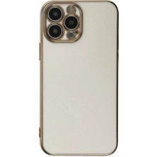 Mudanis Apple Iphone 15 Pro Max Kılıf Volet Silikon - Beyaz