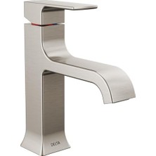 Terra Organik Musluk Velum Kavisli Borulu Tek Delikli Banyo Bataryası, Fırçalanmış Nikel Banyo Lavabo Bataryası, Banyo Bataryası, Banyo Bataryası, Banyo Bataryası, Paslanmaz 539-SSMPU-DST