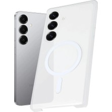 Mudanis Samsung Galaxy S25 Plus Kılıf Pc Zara Magsafe Şeffaf Kılıf - Şeffaf
