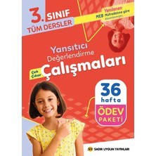 Yapı Kredi Yayınları 3. Sınıf Yansıtıcı Haftalık Değerlendirme Çalışmaları - Tüm Dersler Ödev Paketi