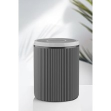 Terra Organik Banyo Mutfak Çöp Kovası 6 Litre Gri 3372