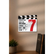 Gişe Arts Klaket Tablo / Duvar Dekoru - SE7EN (Seven 7 )