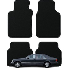Mercedes S Serisi W140 (1991-1999) Özel Kesim Tam Uyumlu Lüx Oto Halı Paspas Mercedes S320 Paspas , Mercedes S320 Halı Paspas