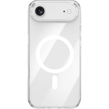Mudanis Apple Iphone 17 Air Kılıf Pc Real Magsafe Kapak - Şeffaf