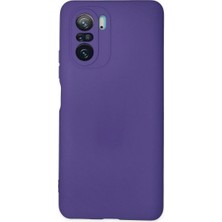 Mudanis Xiaomi Poco F3 Kılıf Nano Içi Kadife Silikon - Mor