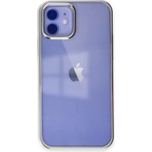 TeknoKapsül Iphone 12 Kılıf Element Silikon - Gümüş