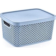 Terra Organik Life Serisi Kutu Seti (3x7 Litre) – Desenli Kapaklı, Şık ve Düzenli Saklama Için Tasarlandı