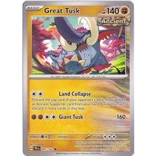 Great Tusk 097/162 - Temporal Forces - Pokemon Kartı (Mint)