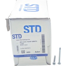 Std 4,2*45 7504P Yhb Matkap Uçlu Vida - Miktar : 600 Adet Kutu