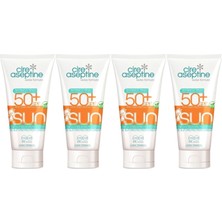 Cire Aseptine Sun Güneş Koruyucu Kremi Çocuk 50+ Spf 150 ml (4 Lü Set)
