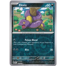 Ekans [reverse Holo] 100/162 - Temporal Forces - Pokemon Kartı (Mint)