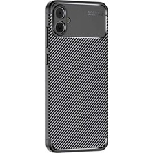 Bucuks Mey Ithalat®  Samsung Galaxy A05 Kılıf Auto Focus Karbon Kapak - Siyah