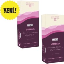 Harras Lungo Kapsül Kahve Nespresso Uyumlu %100 Arabica 10 Adet 2 Paket (Toplam 20 Kapsül)