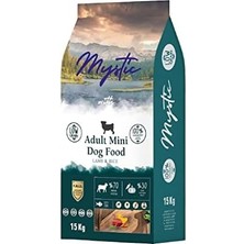 Mystic Az Tahıllı Yetişkin Köpek Maması Mini Orta Kuzulu 15 kg