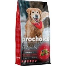 Prochoice Fit & Healthy, Yetişkin Köpekler Için, Hipoalerjenik, Kuzu Etli ve Pirinçli Kuru Mama, 3 kg