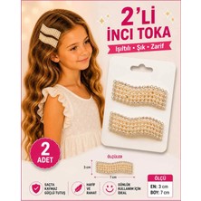2 Adet Işıltılı Inci Toka Inci Çıt Çıt Toka Okul Tokası Kız Çocuk Tokası Bayram Tokası