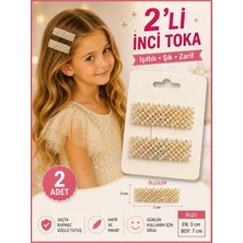 2 Adet Işıltılı Inci Toka Inci Çıt Çıt Toka Okul Tokası Kız Çocuk Tokası Bayram Tokası