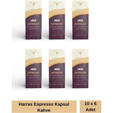 Harras Nespresso Uyumlu Kapsül Kahve Espresso 6 Kutu